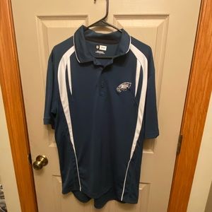 Men’s size L NFL Eagles polo shirt sleeve shirt